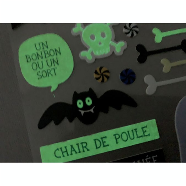 Stickers Cartonnés Phosphorescents Halloween - Artemio - Rougier et Plé