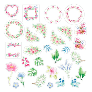 Découpes en Papier Calque Au Jardin Fleurs - Artemio - Rougier et Plé