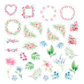 Découpes en Papier Calque Au Jardin Fleurs - Artemio - Rougier et Plé