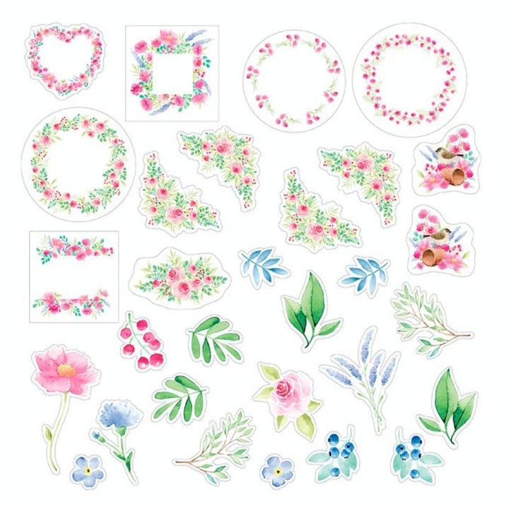 Découpes en Papier Calque Au Jardin Fleurs - Artemio - Rougier et Plé