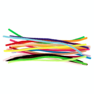 Chenille Cure-pipe 30 mm x ø 8 mm 210 pcs Assortiment - Artemio - Rougier et Plé
