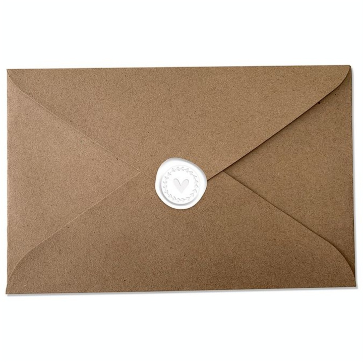 Enveloppes 17.8 x 11.5 cm 50 pcs Kraft - Artemio - Rougier et Plé