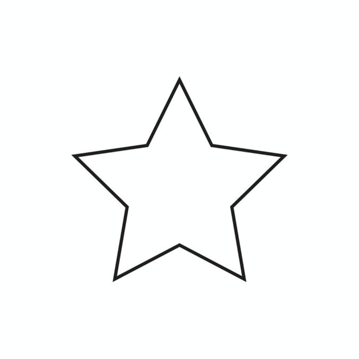 Pochoir Masque 15 x 15 cm 12 pcs Étoiles - Artemio - Rougier et Plé