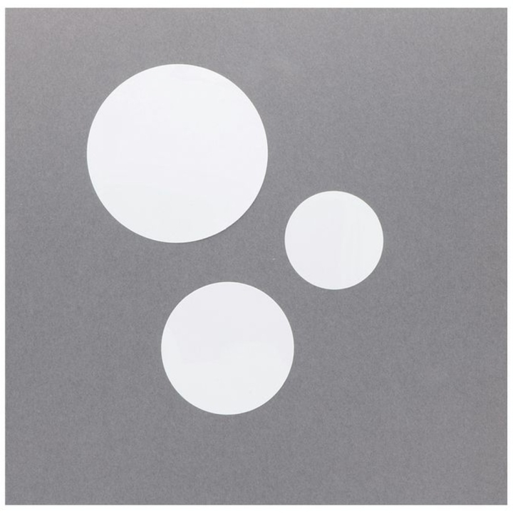 Pochoir + Masque 15 x 15 cm 12 pcs Ronds - Artemio - Rougier et Plé