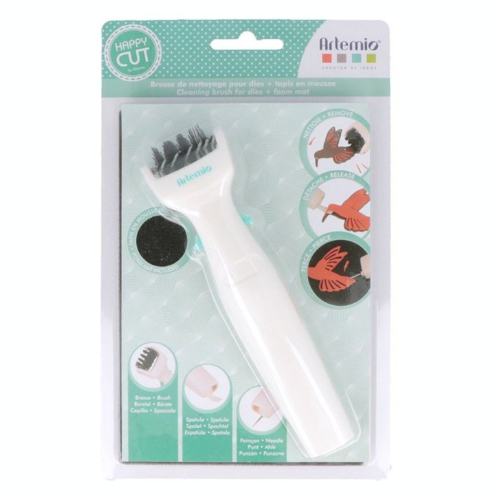 Brosse de nettoyage pour Dies et Tapis en mousse - Artemio - Rougier et Plé