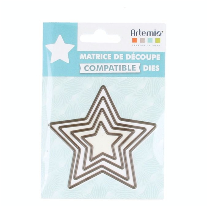 Matrice de découpe Dies Étoiles Petit - Artemio - Rougier et Plé