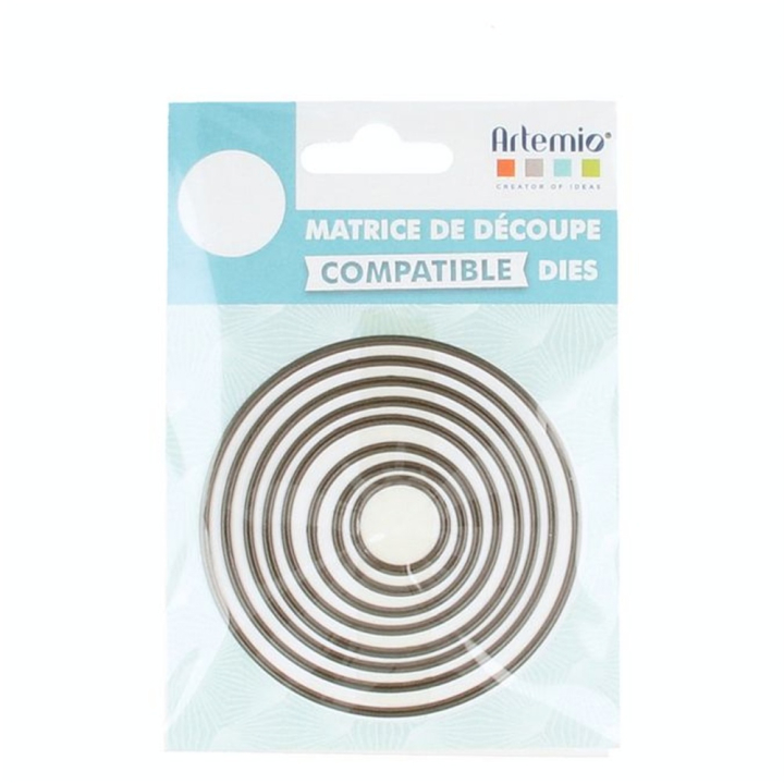 Matrice de découpe Dies Cercles Petit - Artemio - Rougier et Plé