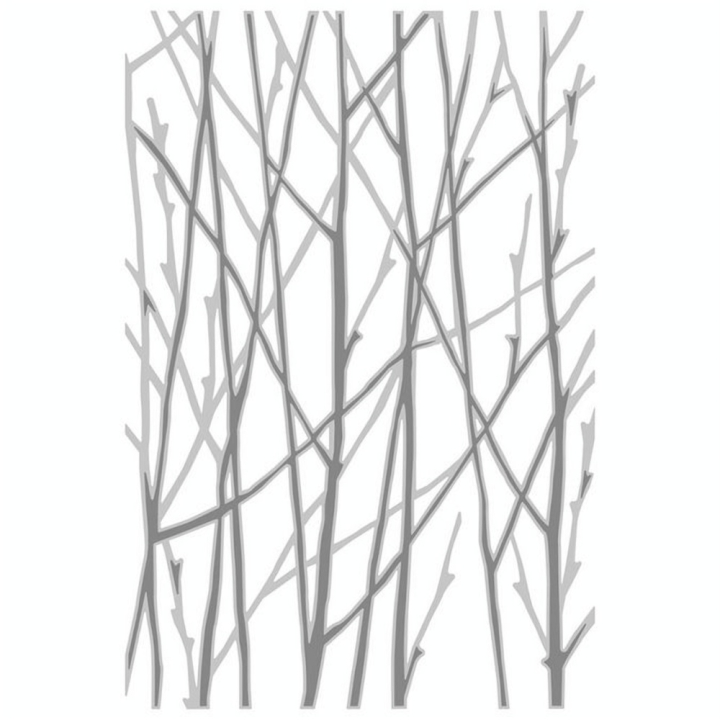 Classeur de gaufrage Multiniveau Texturé Forest Scene - Sizzix - Rougier et Plé
