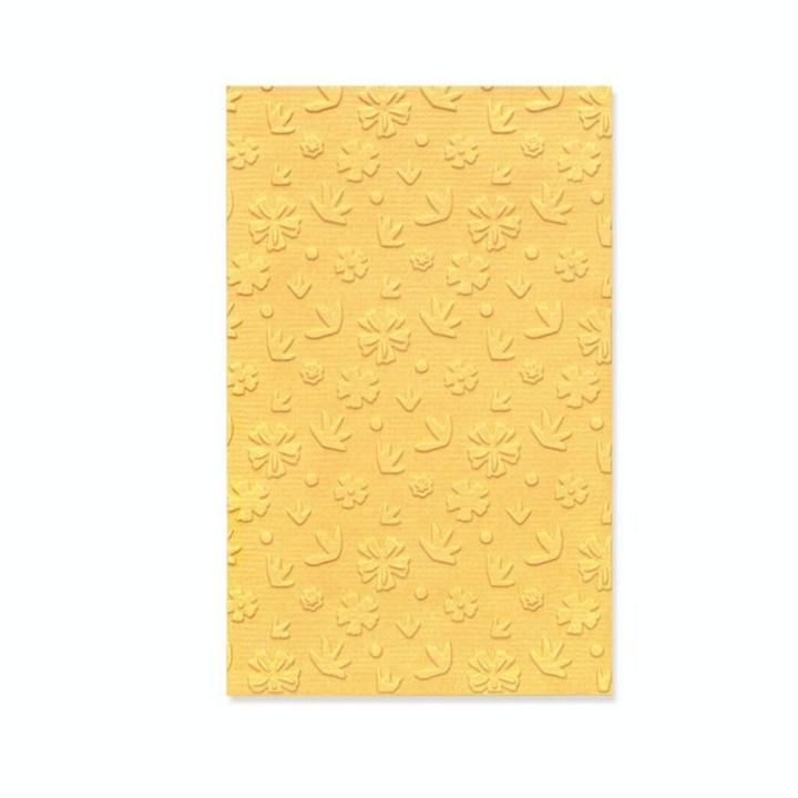 Classeur de gaufrage Multiniveau Texturé Scattered Florals - Sizzix - Rougier et Plé