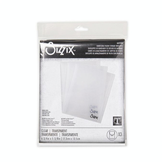 Enveloppes de rangement pour Classeur de gaufrage 17,2 cm x 13,5 cm 3 pcs - Sizzix - Rougier et Plé