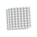 Feuilles Adhésives 15.24 x 15.24 Permanent 10 pcs - Sizzix - Rougier et Plé
