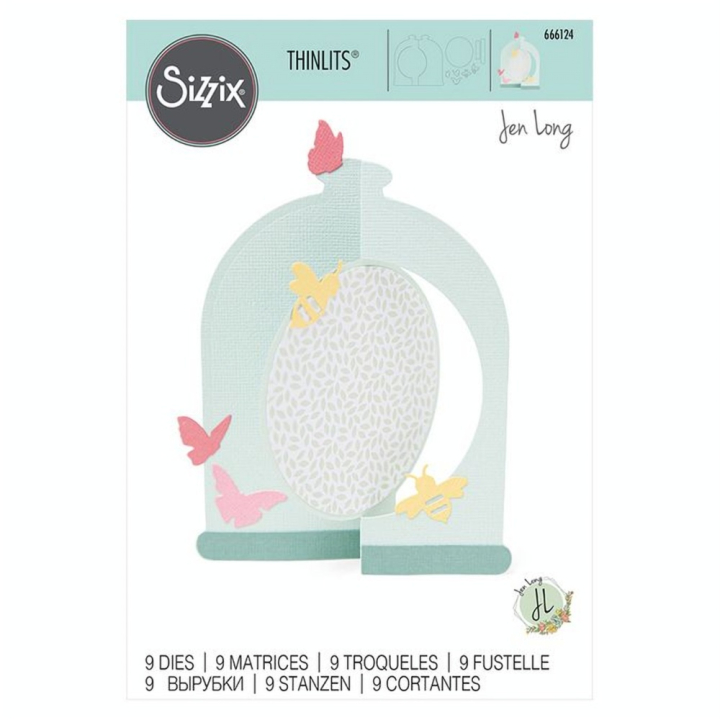 Matrice de découpe Thinlits Die 9 pcs Cloche - Sizzix - Rougier et Plé