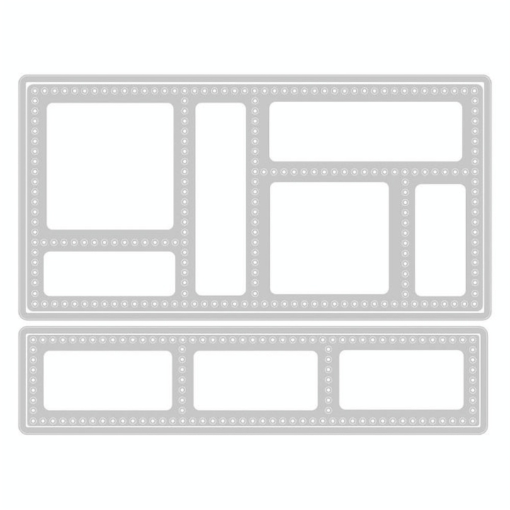 Matrices de découpe Thinlits Die Mini Slimline &Ticket - Sizzix - Rougier et Plé