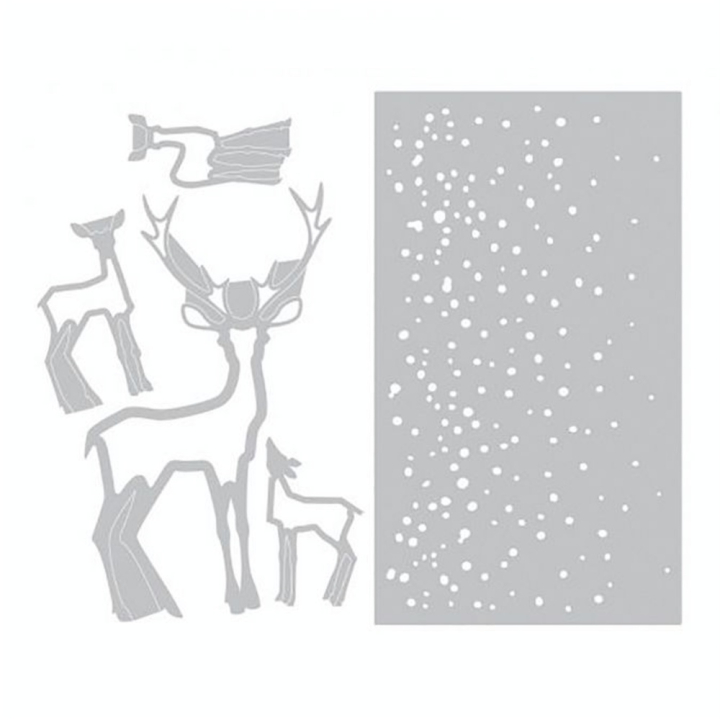 Matrices de découpe Thinlits Die Winter Wonderland - Sizzix - Rougier et Plé