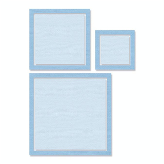 Matrices Framelits Die 6 pcs Cadres Carrés - Sizzix - Rougier et Plé