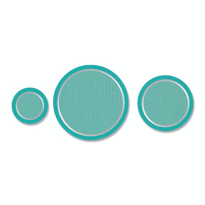 Matrices Framelits Die 6 pcs Cercles - Sizzix - Rougier et Plé