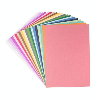 Papier cartonné Cardstock 20.96 x 29.85 cm 80 pcs Muted Colors - Sizzix - Rougier et Plé