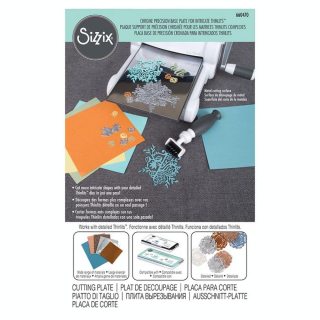 Plaque support de précision Chromée pour matrices Thinlits complexes - Sizzix - Rougier et Plé