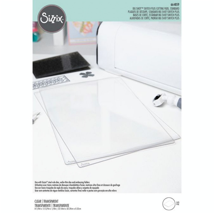 Plaques de coupe standard Big Shot Switch Plus 2 pcs - Sizzix - Rougier et Plé