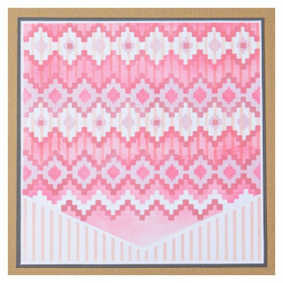 Pochoirs à plusieurs couches 15 x 15 cm 4 pcs Textile - Sizzix - Rougier et Plé