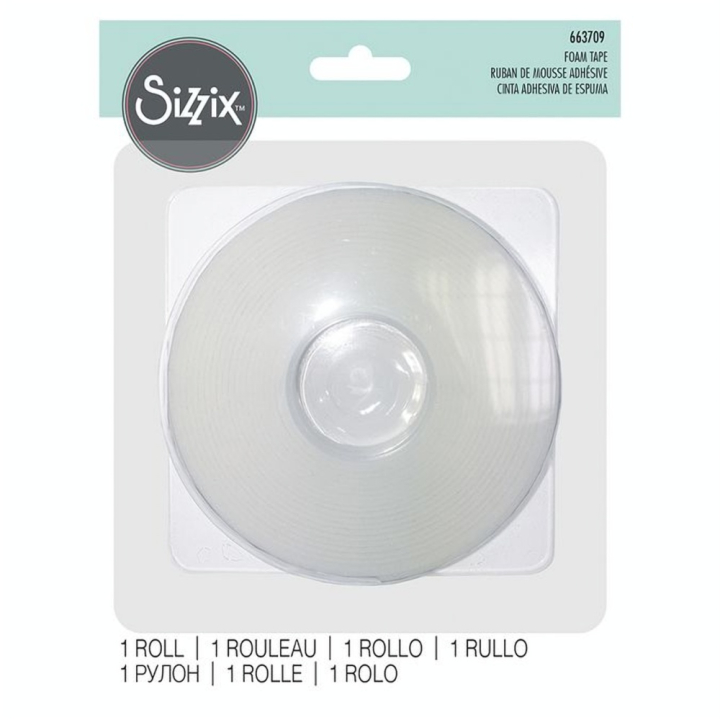 Ruban de mousse adhésive 12 mm x 5 m - Sizzix - Rougier et Plé