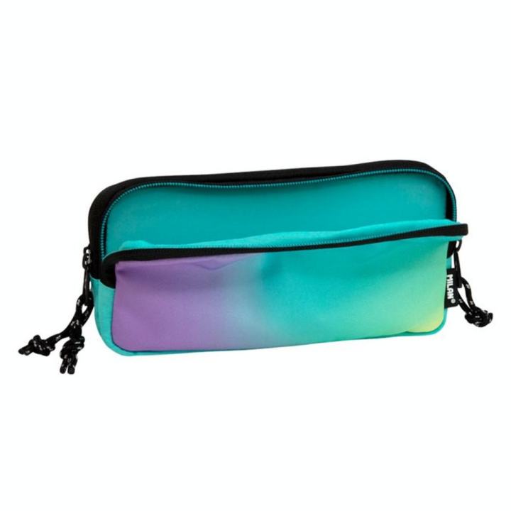 Trousse 3 compartiments Sunset Vert - MILAN - Rougier et Plé