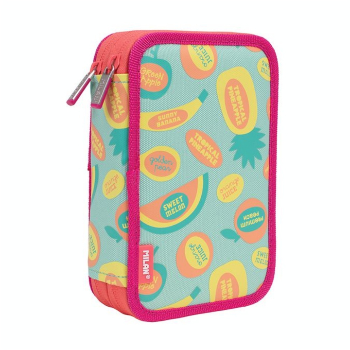 Plumier 2 compartiments Frutikis Avec contenu - MILAN - Rougier et Plé
