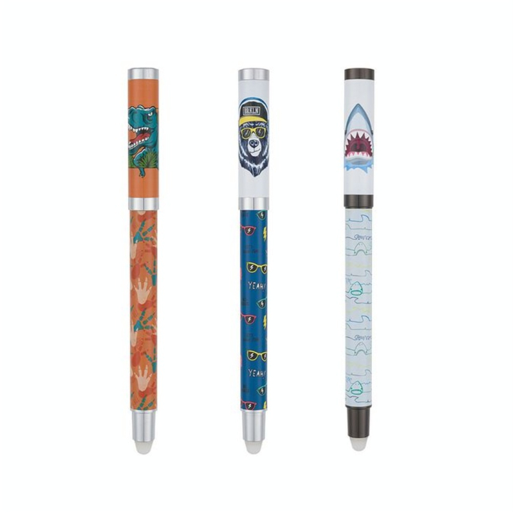 Stylo roller Gomme Animaux - Editions Oberthur - Rougier et Plé