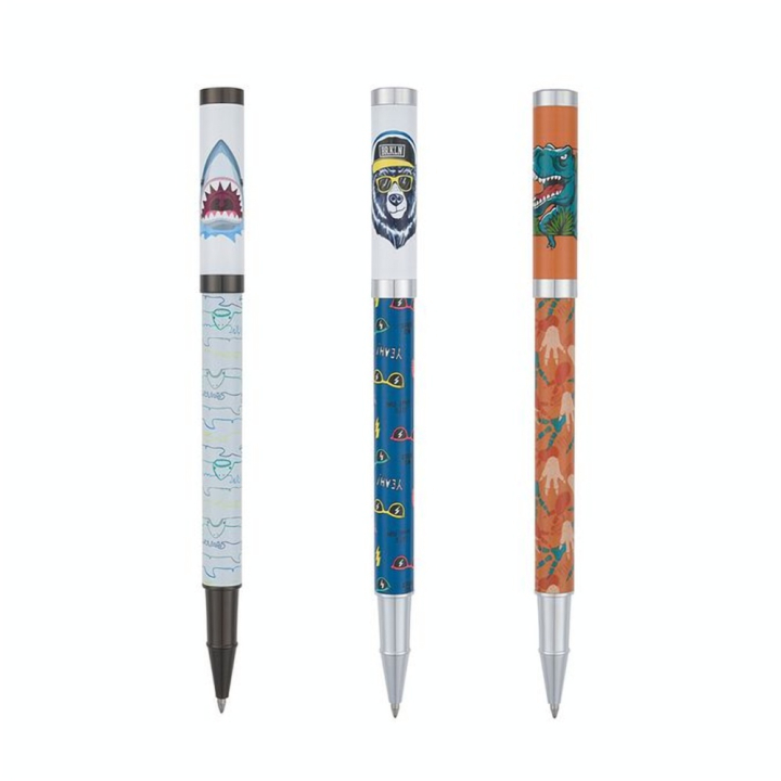 Stylo roller Gomme Animaux - Editions Oberthur - Rougier et Plé