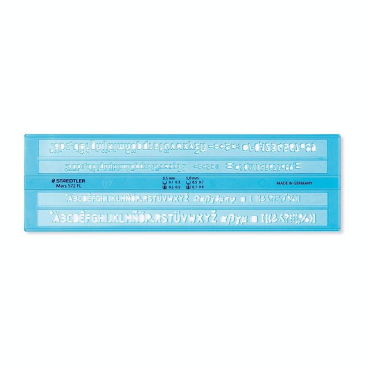 Normographe Trace-lettres Mars 572 FL - Staedtler - Rougier et Plé