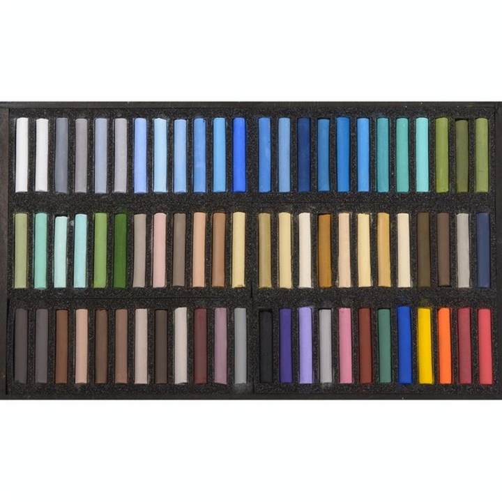 Pastels secs 72 pièces Coffret Bois Marine - BLOCKX - Rougier et Plé