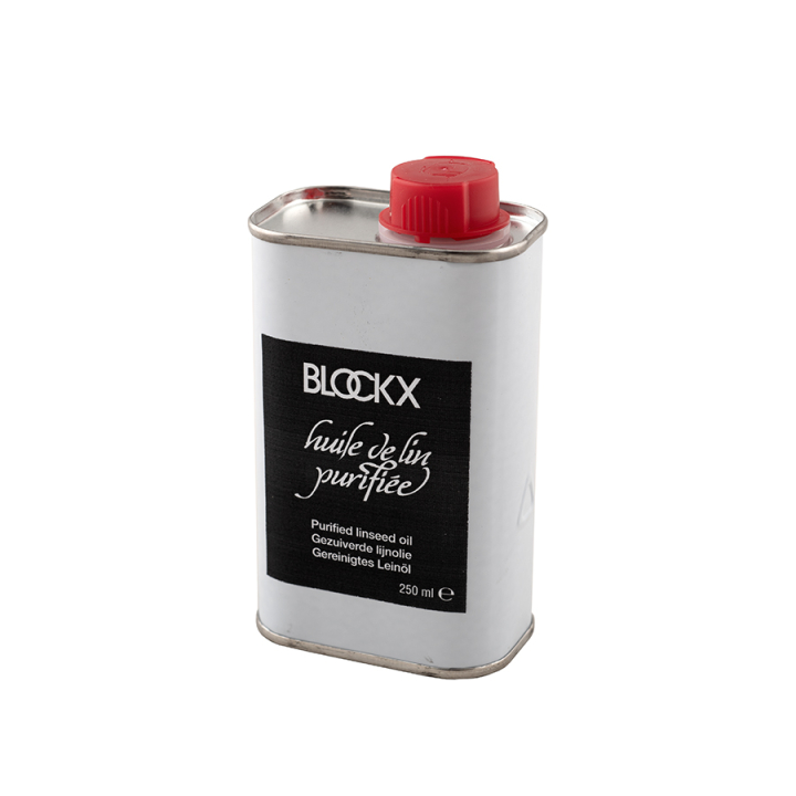 Huile de Lin Purifiée Bidon en métal - BLOCKX - Rougier et Plé