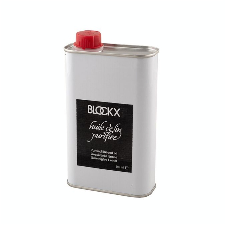Huile de Lin Purifiée Bidon en métal - BLOCKX - Rougier et Plé