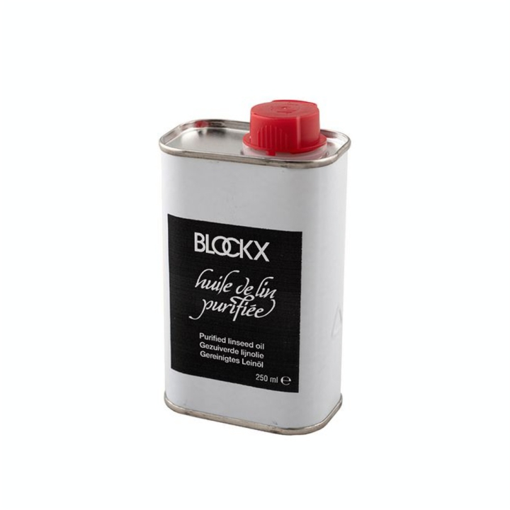 Huile de Lin Purifiée Bidon en métal - BLOCKX - Rougier et Plé