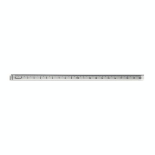 Règle Carrée Transparente 20 cm - Minerva - Rougier et Plé