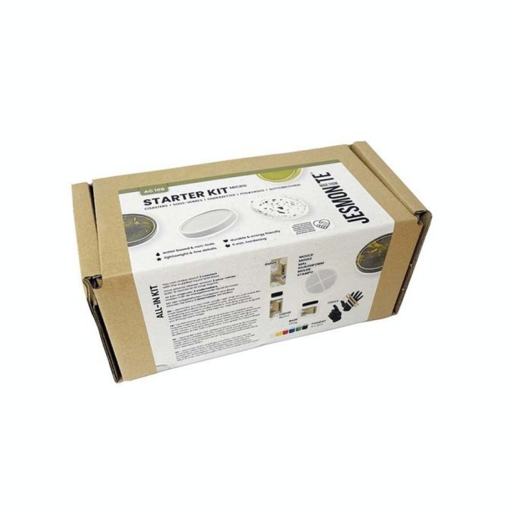 Kit Jesmonite® 2 Sous-verres ronds - Jesmonite - Rougier et Plé