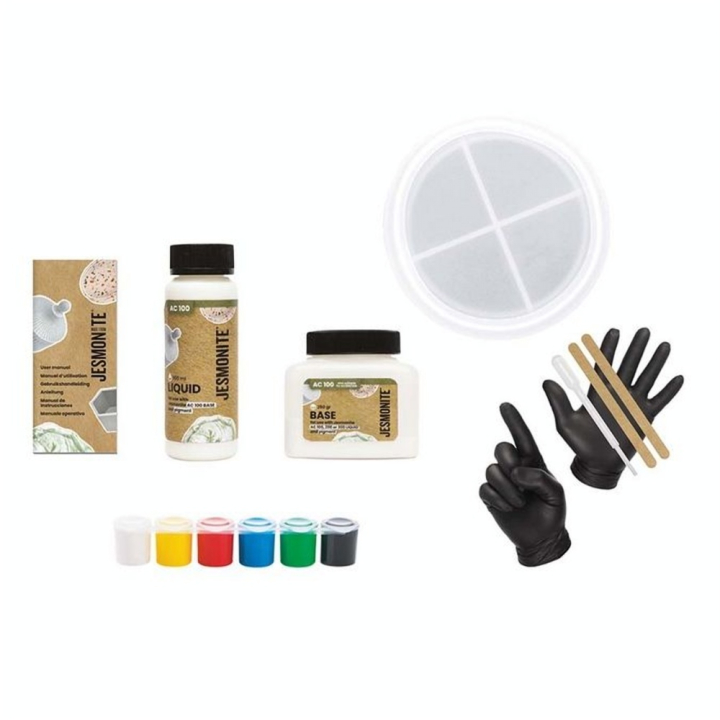 Kit Jesmonite® 2 Sous-verres ronds - Jesmonite - Rougier et Plé
