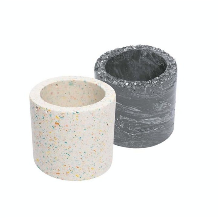 Kit Jesmonite® 2 Pots ronds - Jesmonite - Rougier et Plé