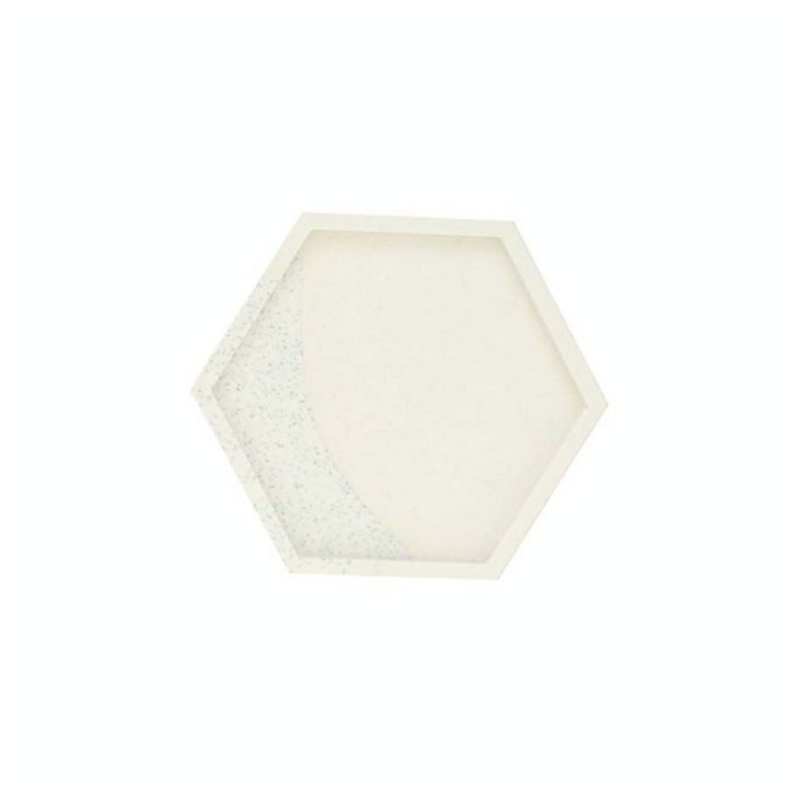 Moule en silicone Sous-verre hexagonal 11,5 x 10 cm - Jesmonite - Rougier et Plé
