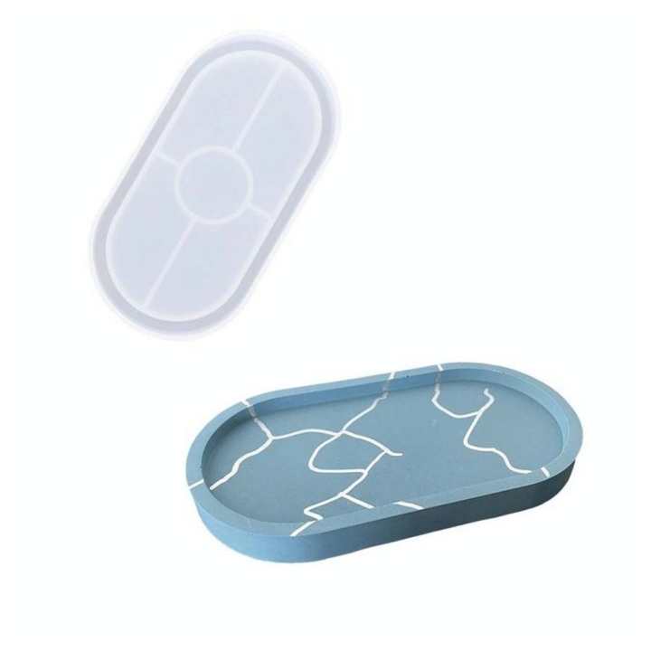 Moule en silicone Coupelle ovale 18 x 9,5 cm - Jesmonite - Rougier et Plé