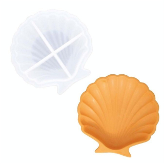 Moule en silicone Coquillage 11 x 11 cm - Jesmonite - Rougier et Plé