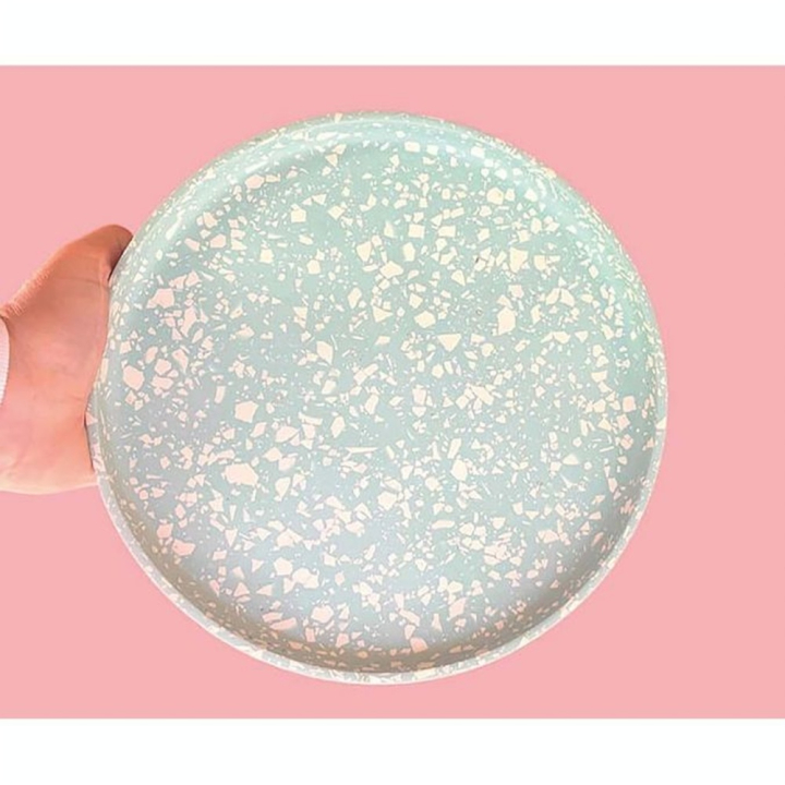 Moule en silicone Plat rond ø 26,5 x 2,4 cm - Jesmonite - Rougier et Plé