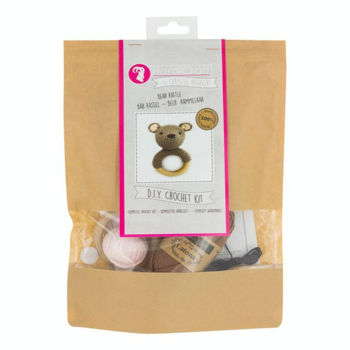 Kit crochet Hochet Ours - Hardicraft - Rougier et Plé