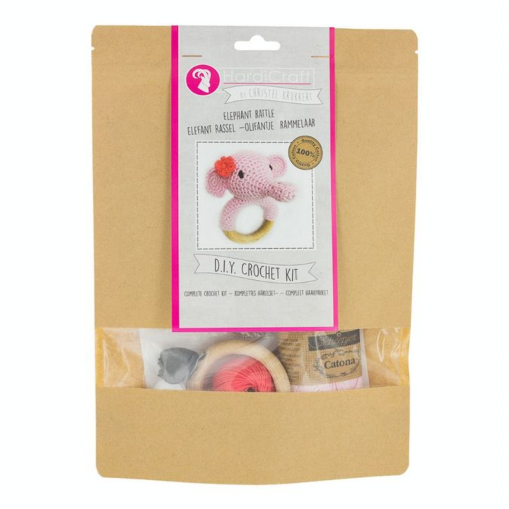 Kit crochet Hochet Éléphant - Hardicraft - Rougier et Plé