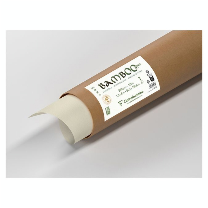 Papier Aquarelle Bamboo 250 g/m² Rouleau - Clairefontaine - Rougier et Plé