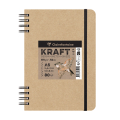 Carnet de Dessin Kraft 115 g/m² 80 Feuilles - Spiralé - Clairefontaine - Rougier et Plé