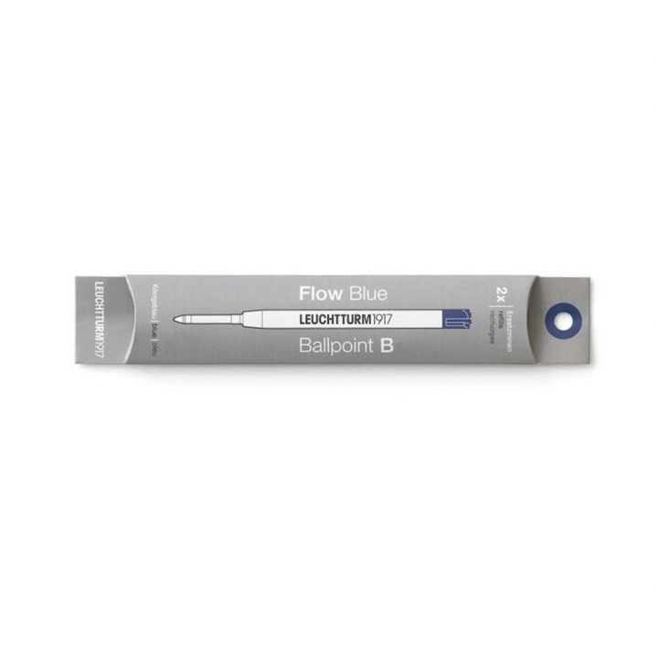 Recharge Stylo Bille Drehgriffel Nr. 1 Bold 2 pcs Bleu roi - Leuchtturm1917 - Rougier et Plé