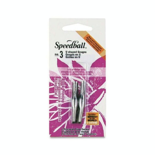 Gouge Linogravure N°3 Petit U 2 pcs - Speedball - Rougier et Plé