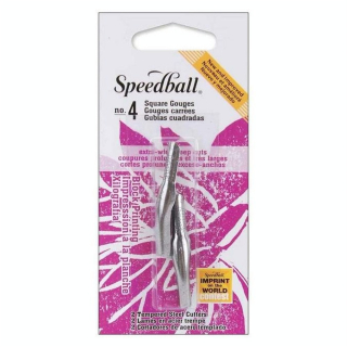 Gouge Linogravure N°4 Carré U 2 pcs - Speedball - Rougier et Plé