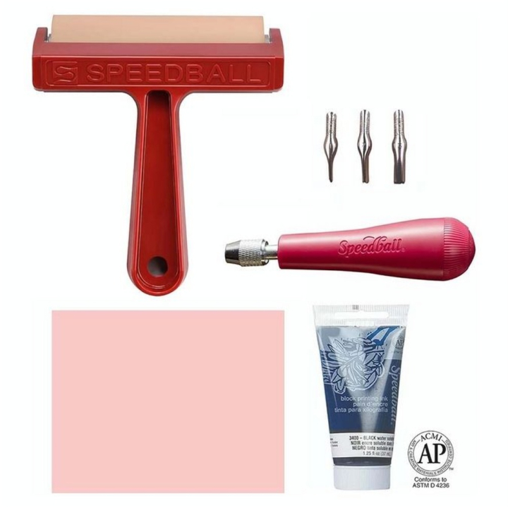 Kit Linogravure Débutant Super Value - Speedball - Rougier et Plé